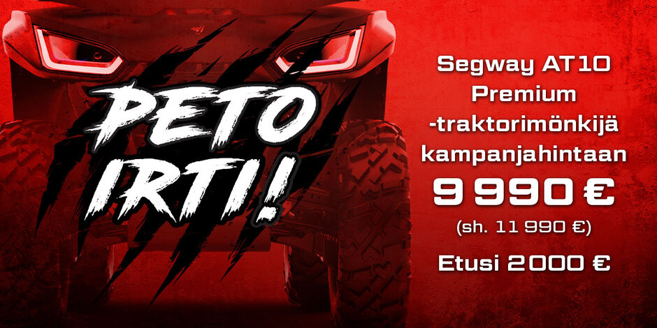 Segway - Peto irti AT10 - Iso banneri